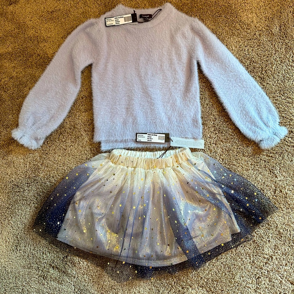NWT - Girls Size 6 - Skirt and Sweater set.  Perfect for a special occasion!